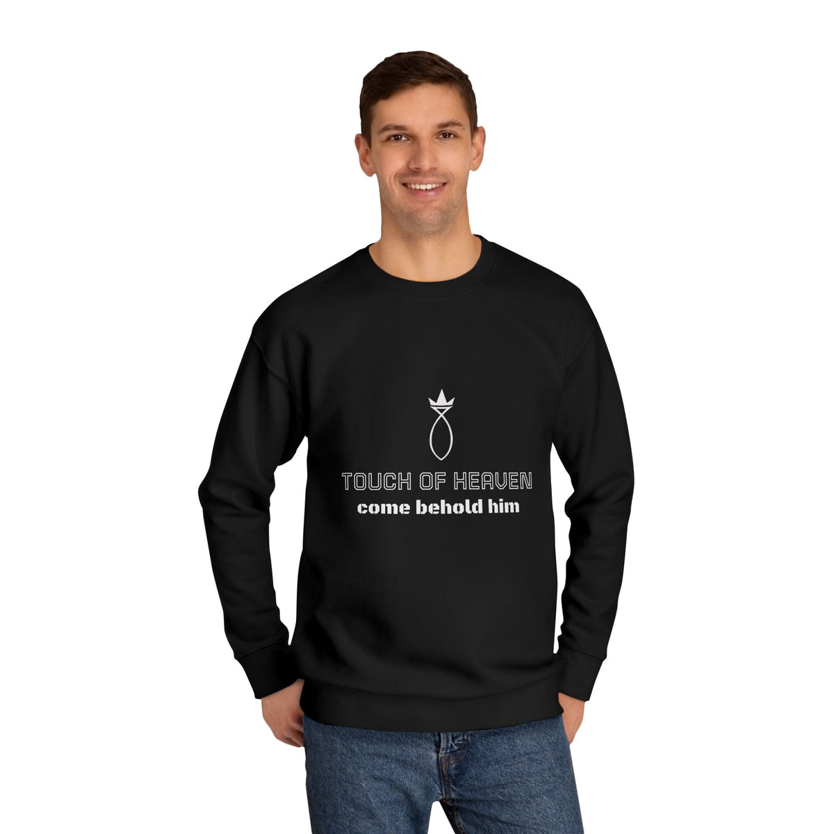 Crewneck Sweatshirt — Minimal 'Set Apart' Logo Pullover