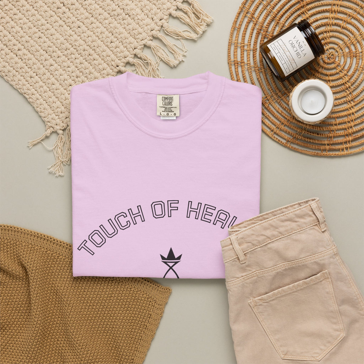 Touch of Heaven T-Shirt — "God's Plan > My Plan's" Christian Faith Tee