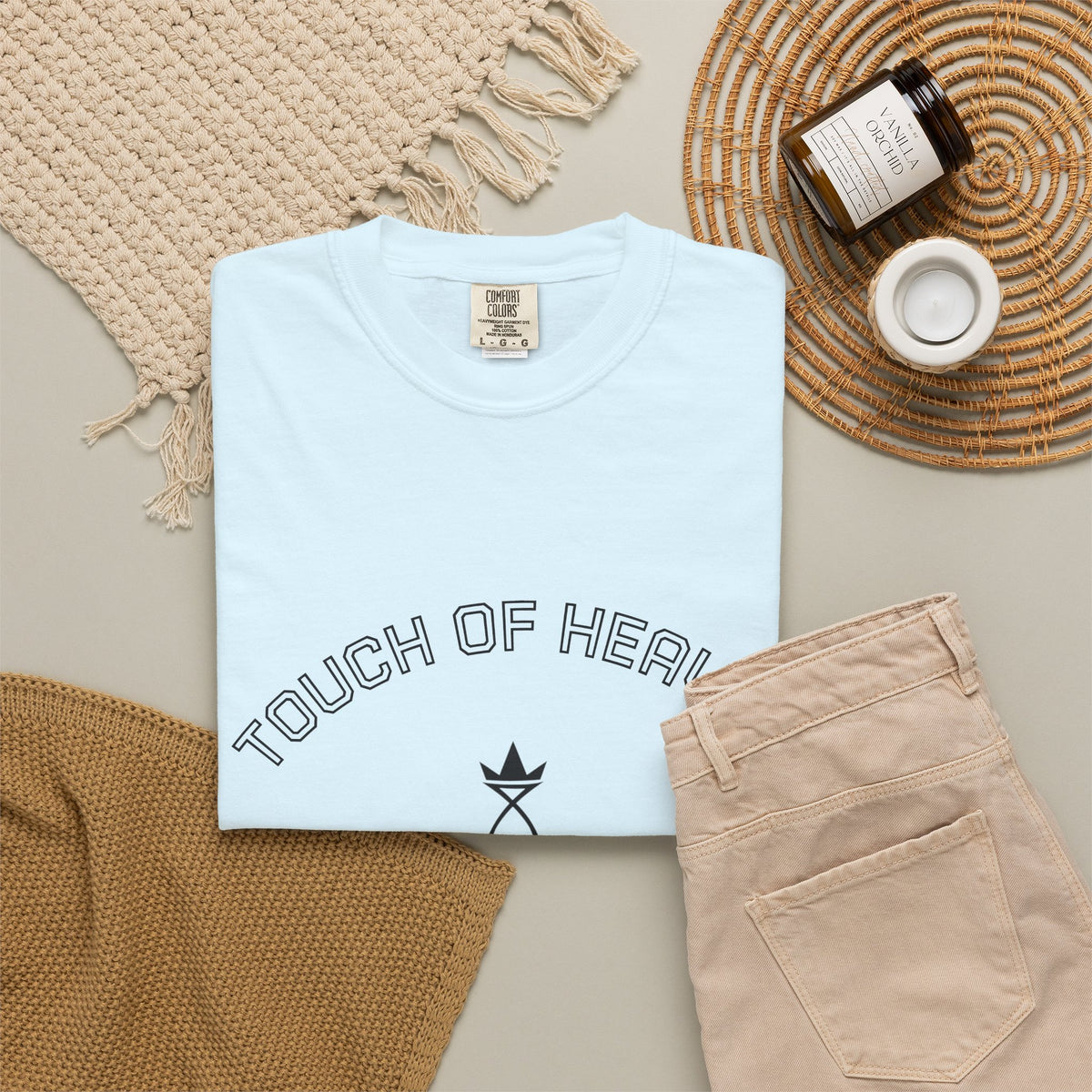 Touch of Heaven T-Shirt — "God's Plan > My Plan's" Christian Faith Tee