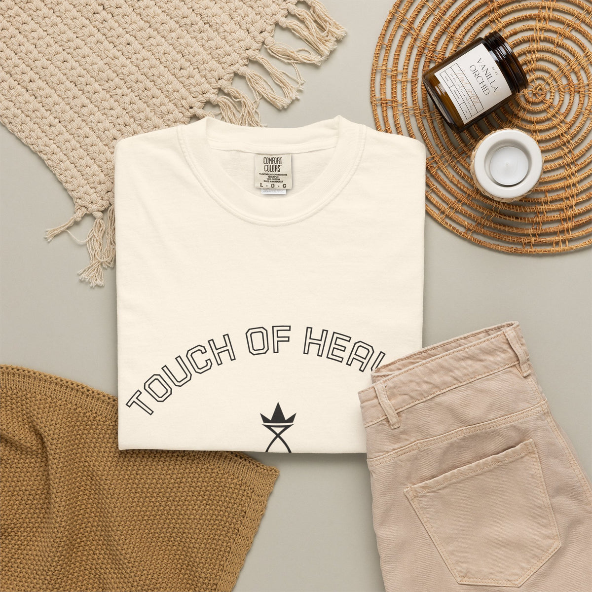 Touch of Heaven T-Shirt — "God's Plan > My Plan's" Christian Faith Tee