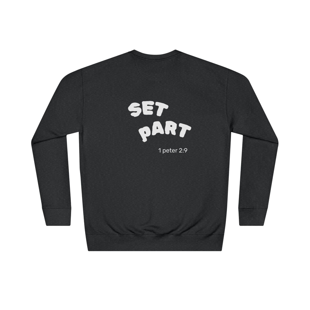 Crewneck Sweatshirt — Minimal 'Set Apart' Logo Pullover