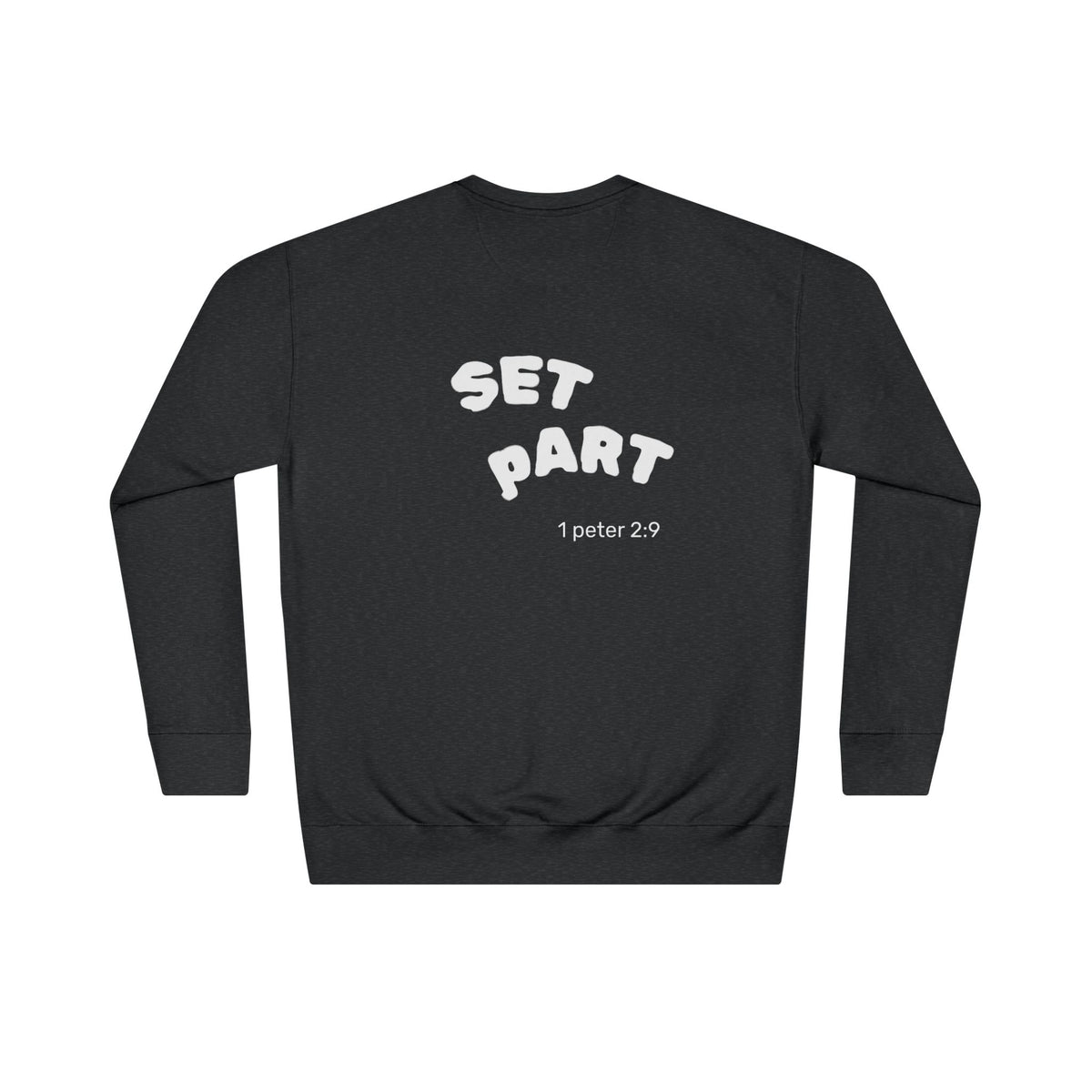 Crewneck Sweatshirt — Minimal 'Set Apart' Logo Pullover