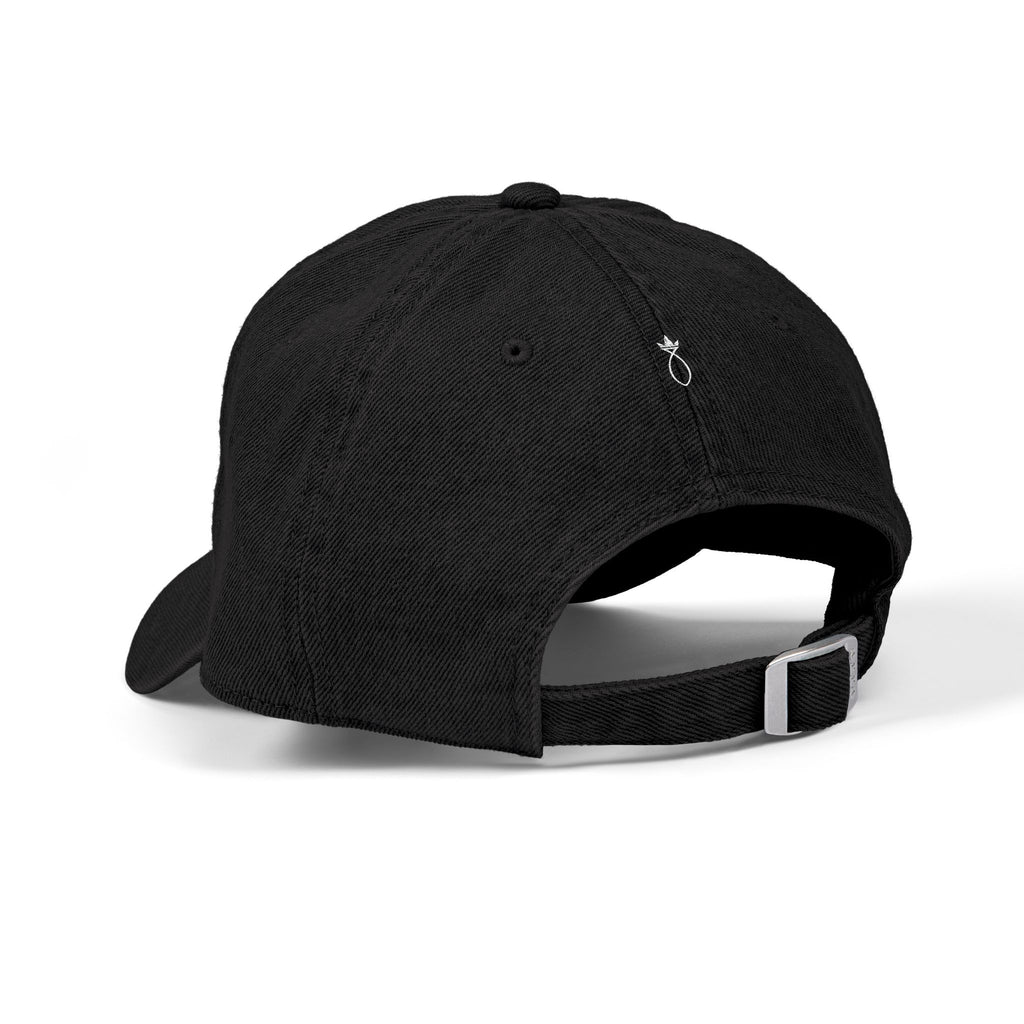Denim Hat — 'Touch of Heaven' Embroidered Baseball Cap