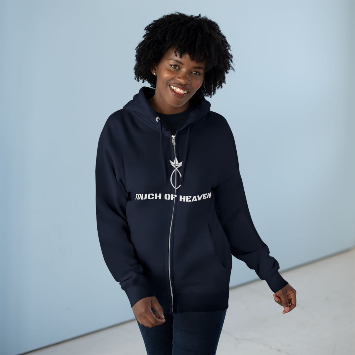 Christian Zip Hoodie — “Jesus Is My Why” Religious Zip-Up Hoodie