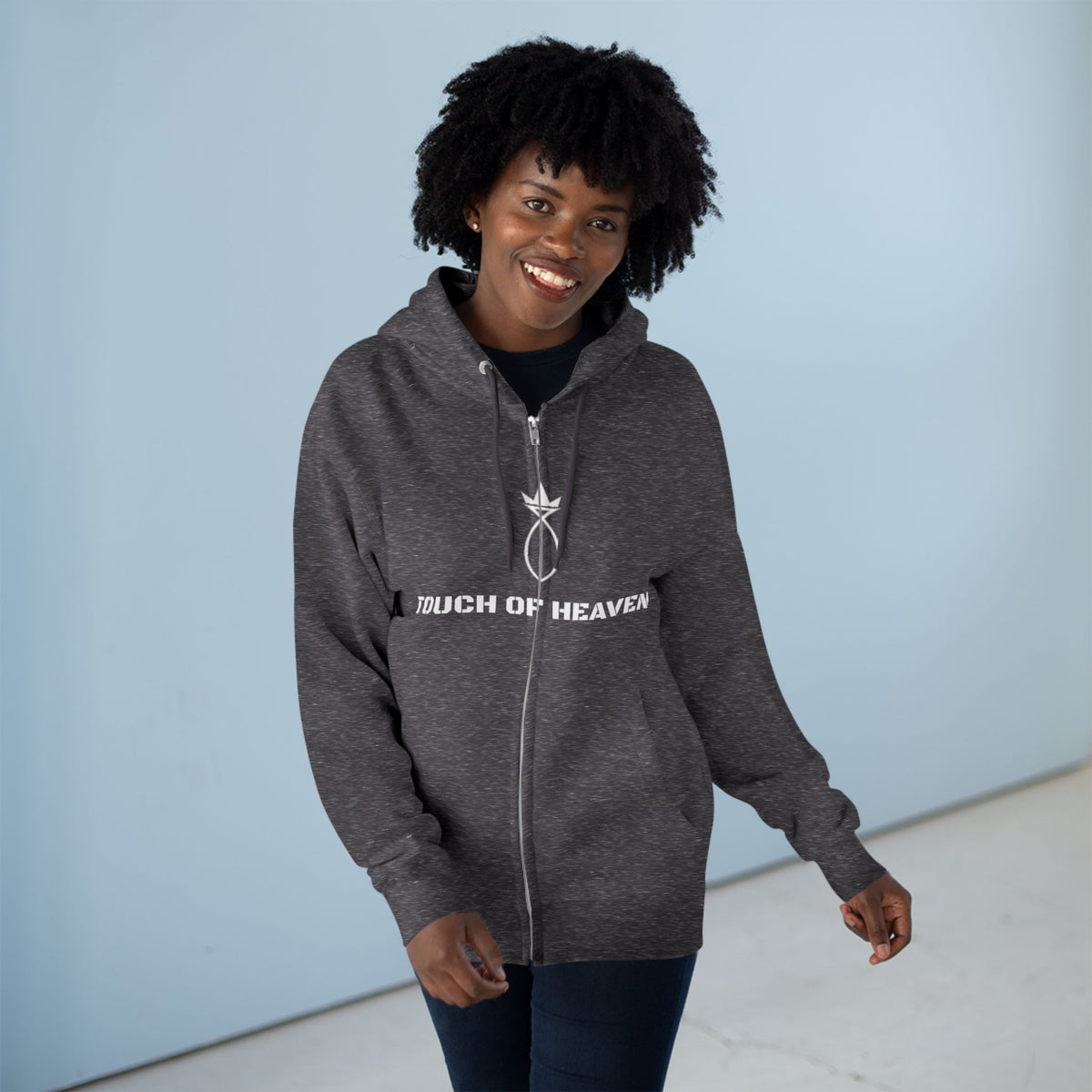 Christian Zip Hoodie — “Jesus Is My Why” Religious Zip-Up Hoodie