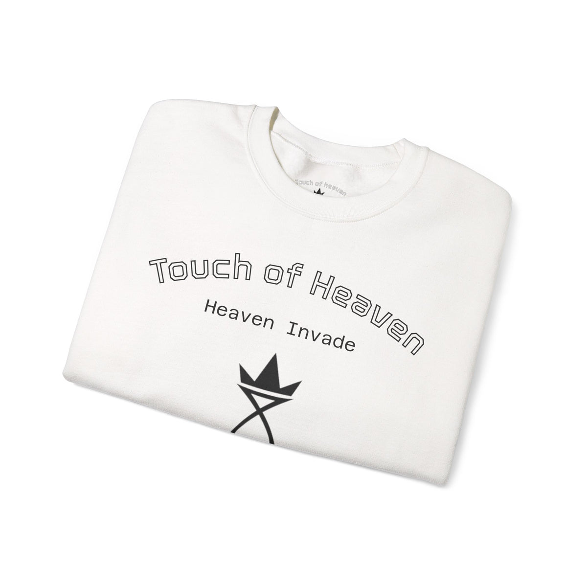 Touch of Heaven Sweatshirt — “You Were Made For More” Ephesians 2:10 Christian Crewneck