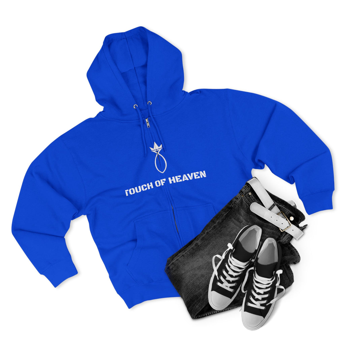 Christian Zip Hoodie — “Jesus Is My Why” Religious Zip-Up Hoodie