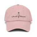 Touch of Heaven Embroidered Baseball Cap — Washed Cotton Dad Hat
