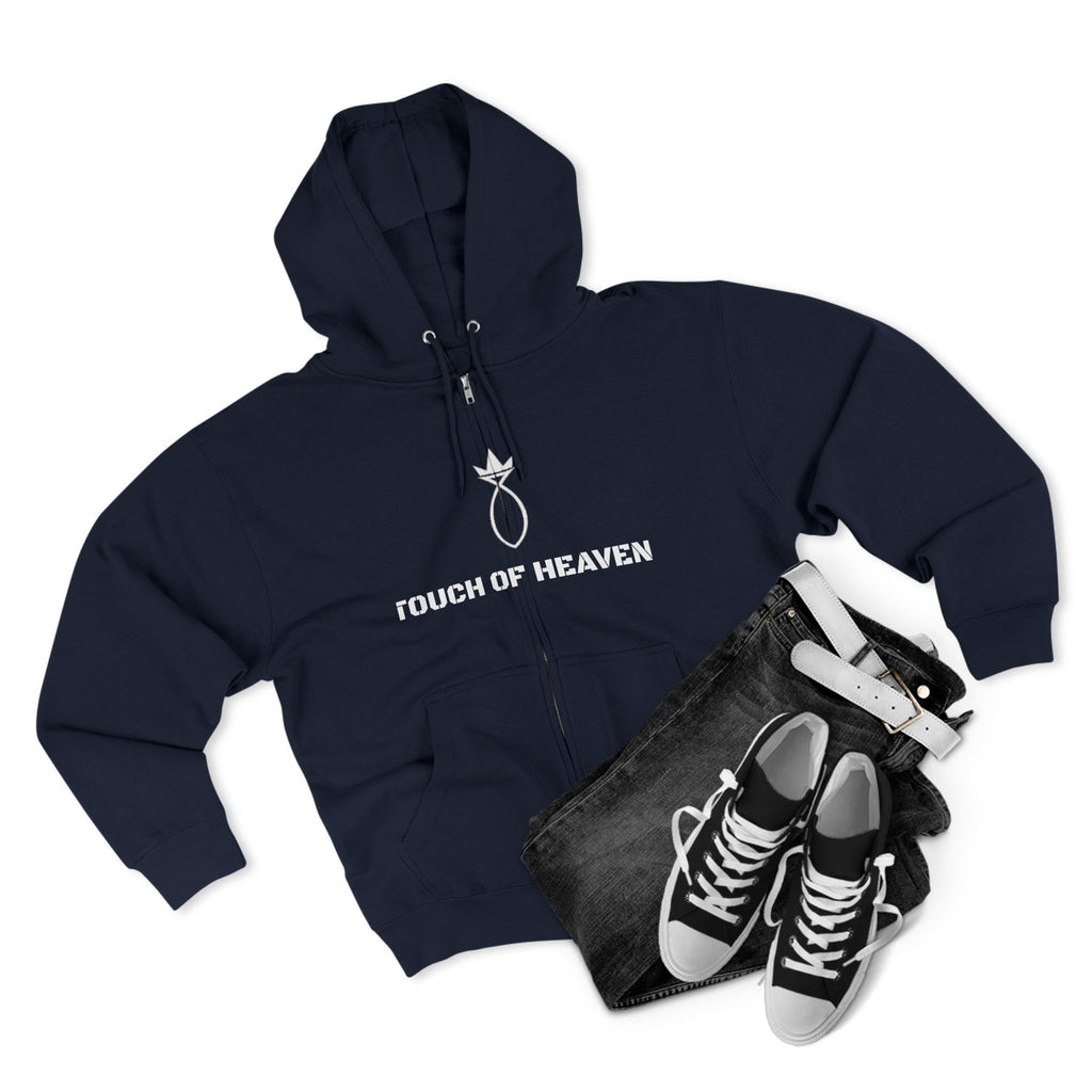 Christian Zip Hoodie — “Jesus Is My Why” Religious Zip-Up Hoodie