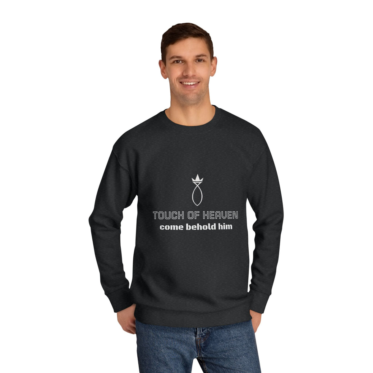Crewneck Sweatshirt — Minimal 'Set Apart' Logo Pullover
