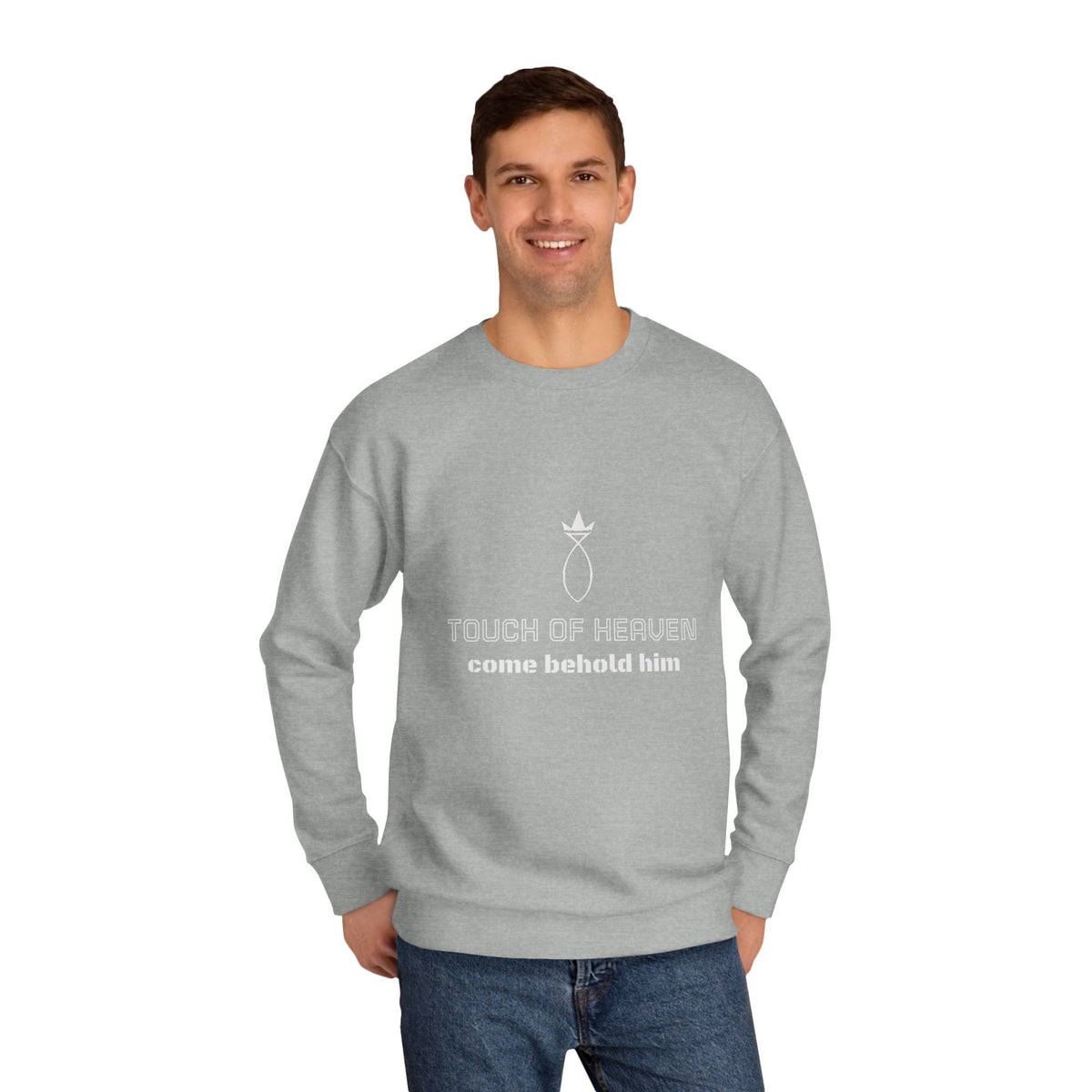 Crewneck Sweatshirt — Minimal 'Set Apart' Logo Pullover
