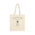 Canvas Tote Bag - "Touch of Heaven" Minimalist Symbol Eco Grocery Shopper