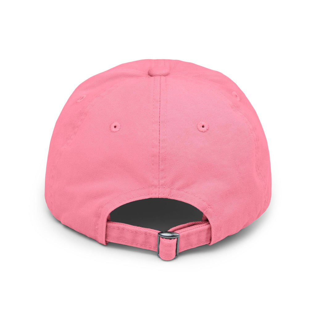 Touch of Heaven Distressed Cap — Minimal Embroidered Symbol Hat