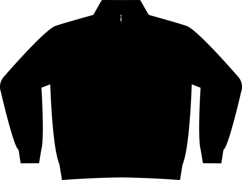 Embroidered Anchor Crest Quarter-Zip Sweatshirt