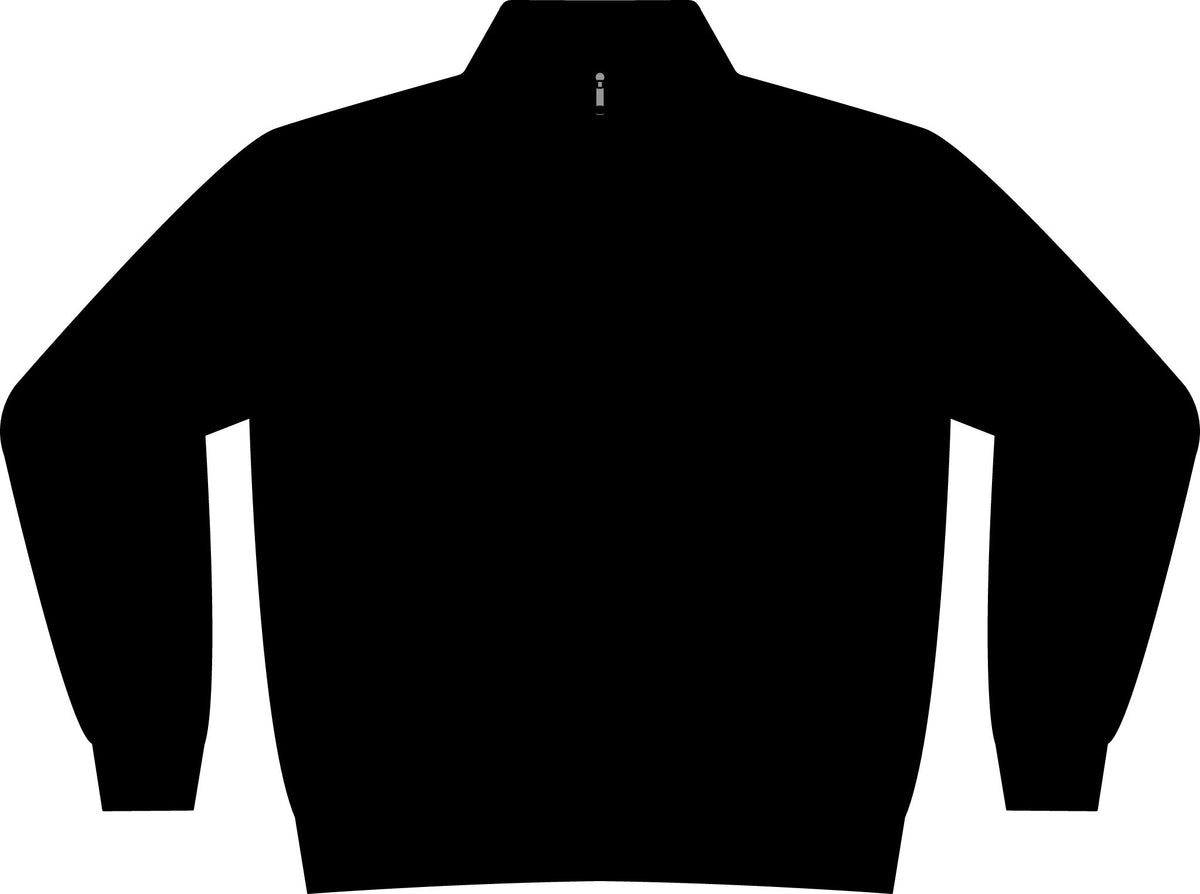 Embroidered Anchor Crest Quarter-Zip Sweatshirt