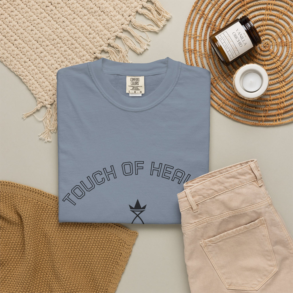 Touch of Heaven T-Shirt — "God's Plan > My Plan's" Christian Faith Tee
