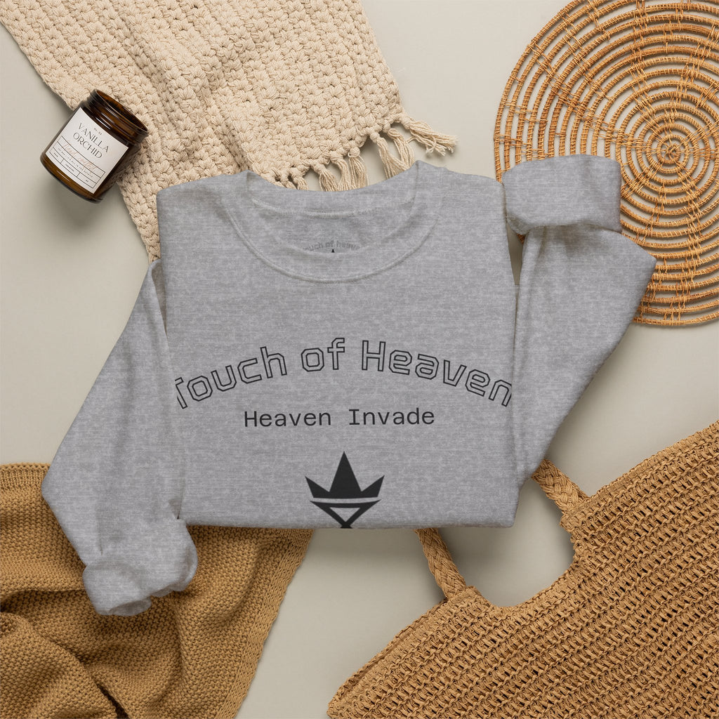 Touch of Heaven Sweatshirt — “You Were Made For More” Ephesians 2:10 Christian Crewneck