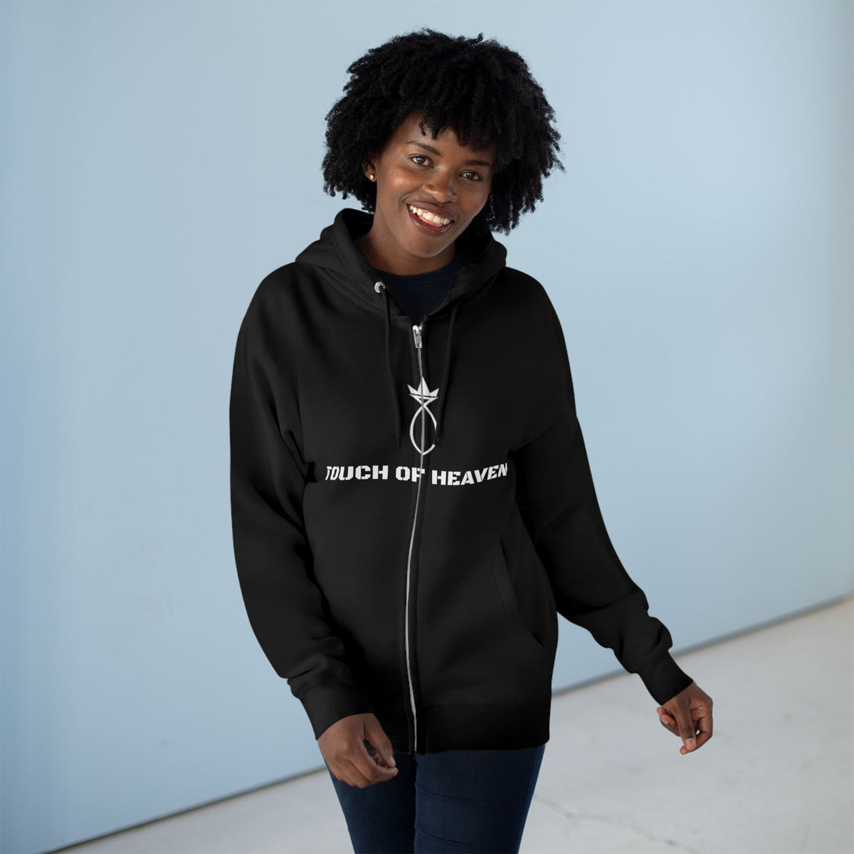 Christian Zip Hoodie — “Jesus Is My Why” Religious Zip-Up Hoodie