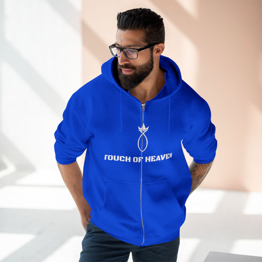 Christian Zip Hoodie — “Jesus Is My Why” Religious Zip-Up Hoodie