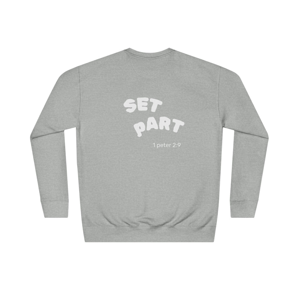 Crewneck Sweatshirt — Minimal 'Set Apart' Logo Pullover