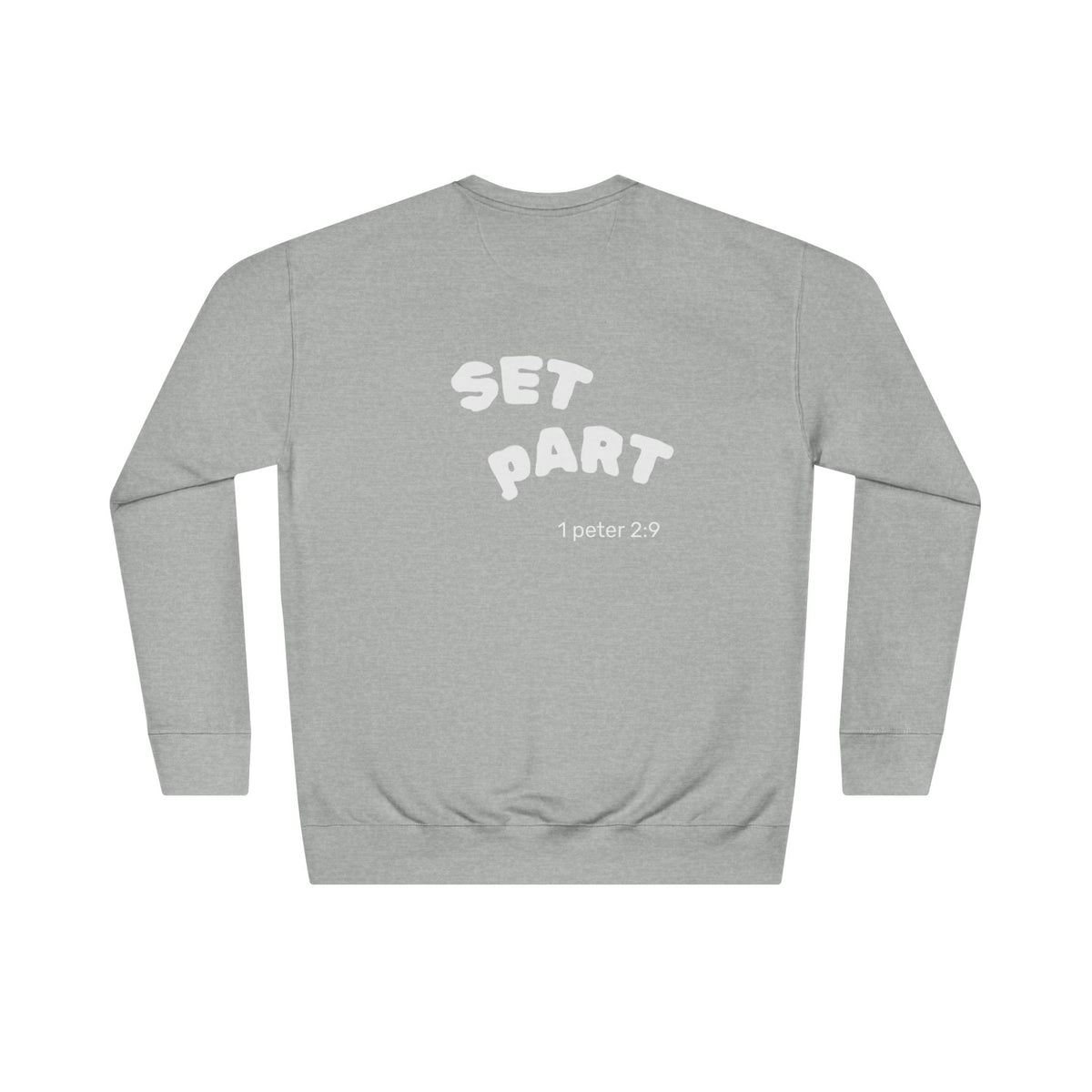 Crewneck Sweatshirt — Minimal 'Set Apart' Logo Pullover