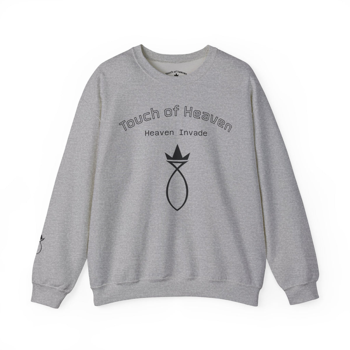 Touch of Heaven Sweatshirt — “You Were Made For More” Ephesians 2:10 Christian Crewneck