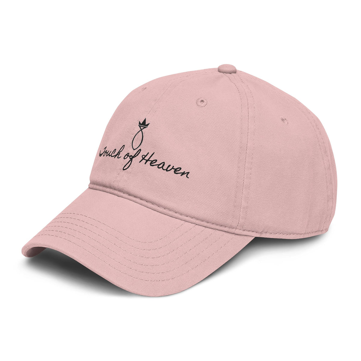 Touch of Heaven Embroidered Baseball Cap — Washed Cotton Dad Hat