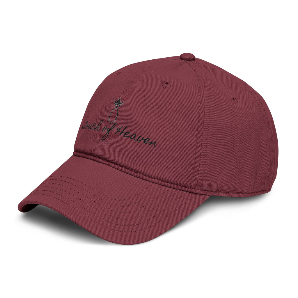 Touch of Heaven Embroidered Baseball Cap — Washed Cotton Dad Hat