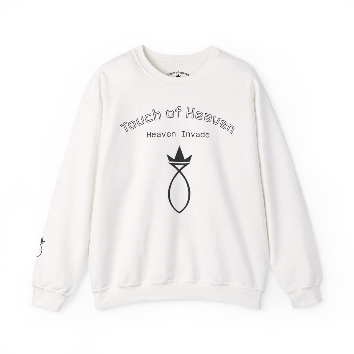 Touch of Heaven Sweatshirt — “You Were Made For More” Ephesians 2:10 Christian Crewneck