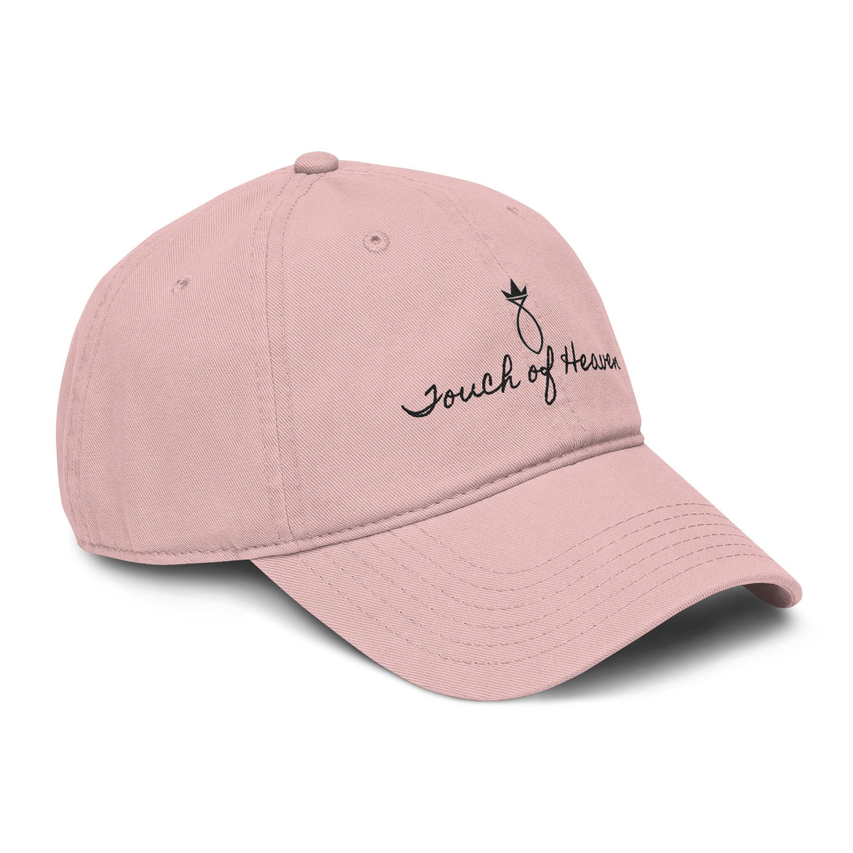 Touch of Heaven Embroidered Baseball Cap — Washed Cotton Dad Hat