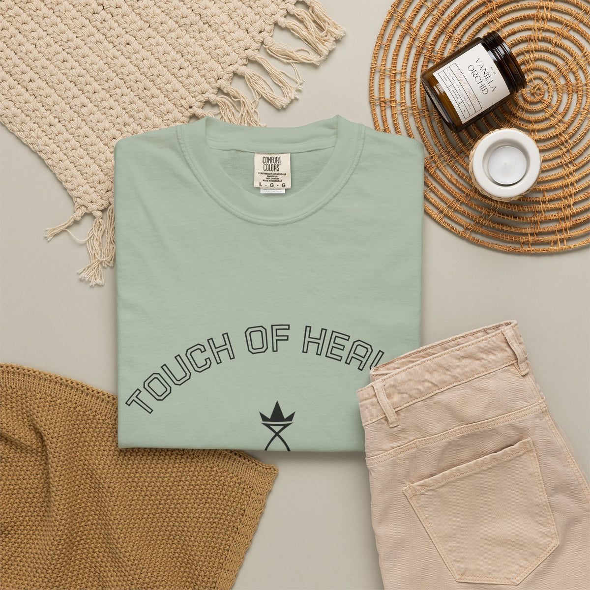 Touch of Heaven T-Shirt — "God's Plan > My Plan's" Christian Faith Tee