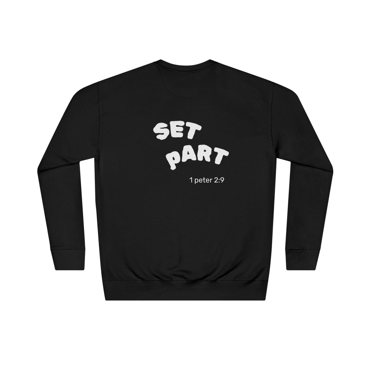 Crewneck Sweatshirt — Minimal 'Set Apart' Logo Pullover