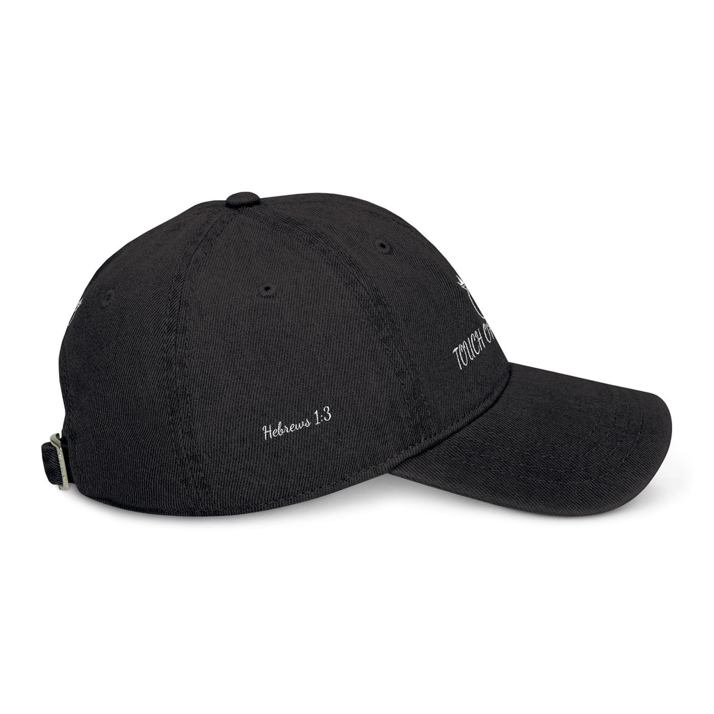Denim Hat — 'Touch of Heaven' Embroidered Baseball Cap