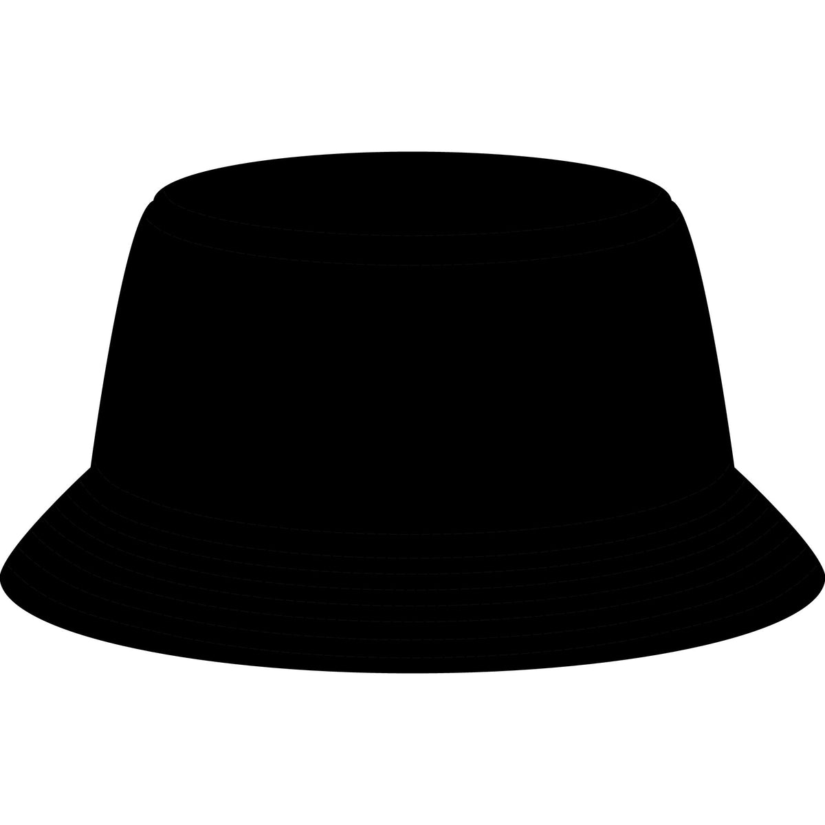 Touch of Heaven Embroidered Bucket Hat — Minimal Crown Logo