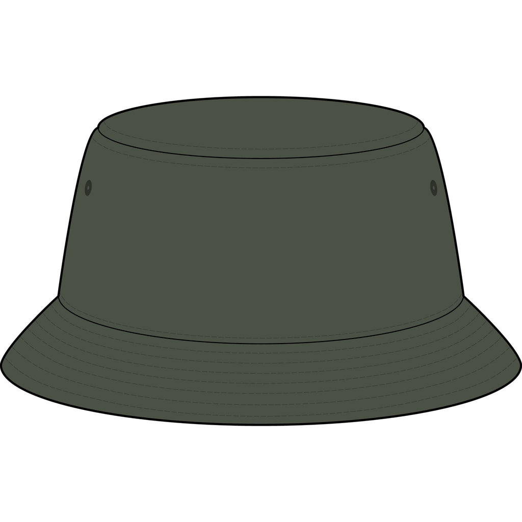 Touch of Heaven Embroidered Bucket Hat — Minimal Crown Logo