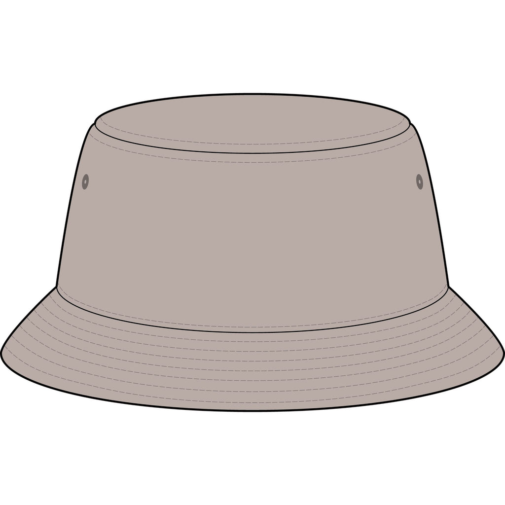 Touch of Heaven Embroidered Bucket Hat — Minimal Crown Logo