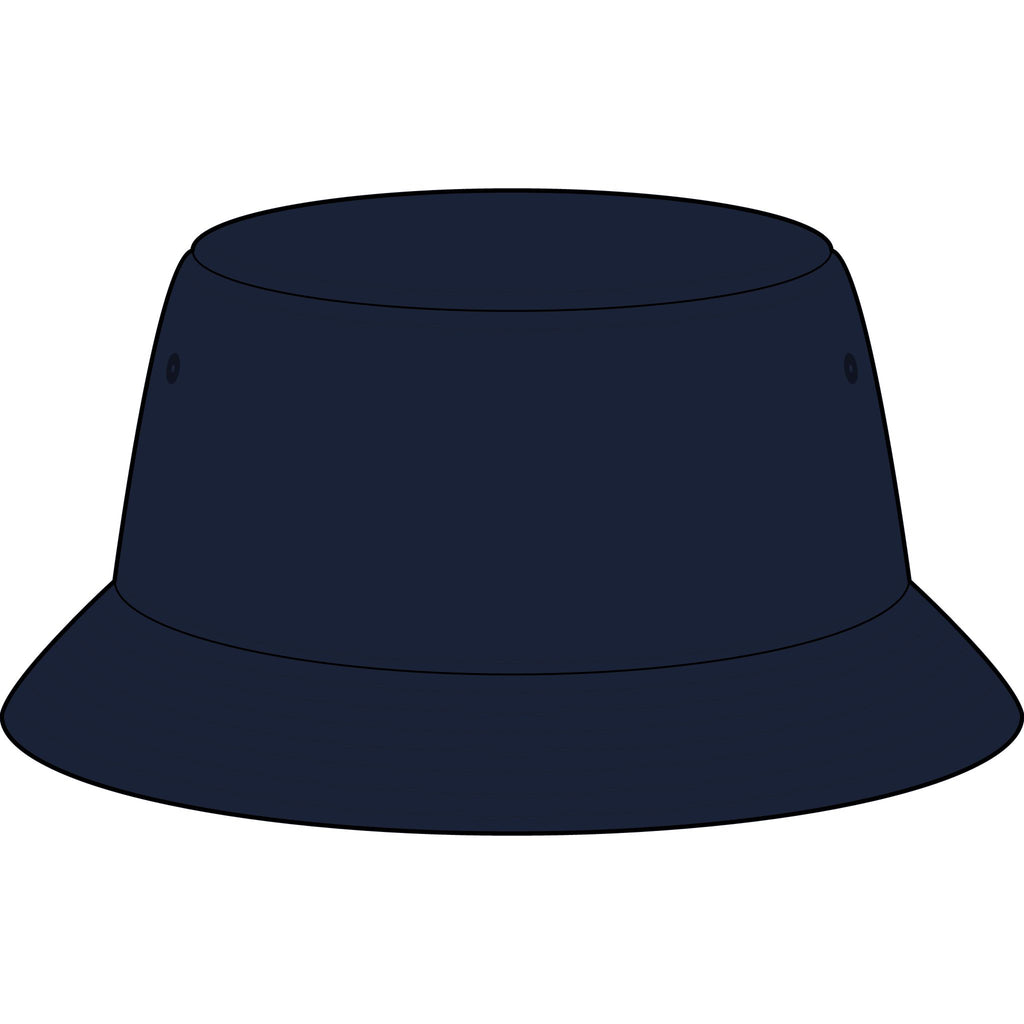 Touch of Heaven Embroidered Bucket Hat — Minimal Crown Logo