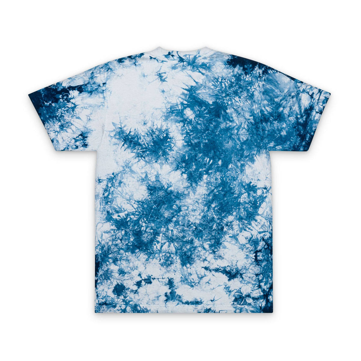 Tie-Dye T-Shirt — 'Touch of Hammer' Embroidered Oversized Tee, Black & White Grunge Streetwear