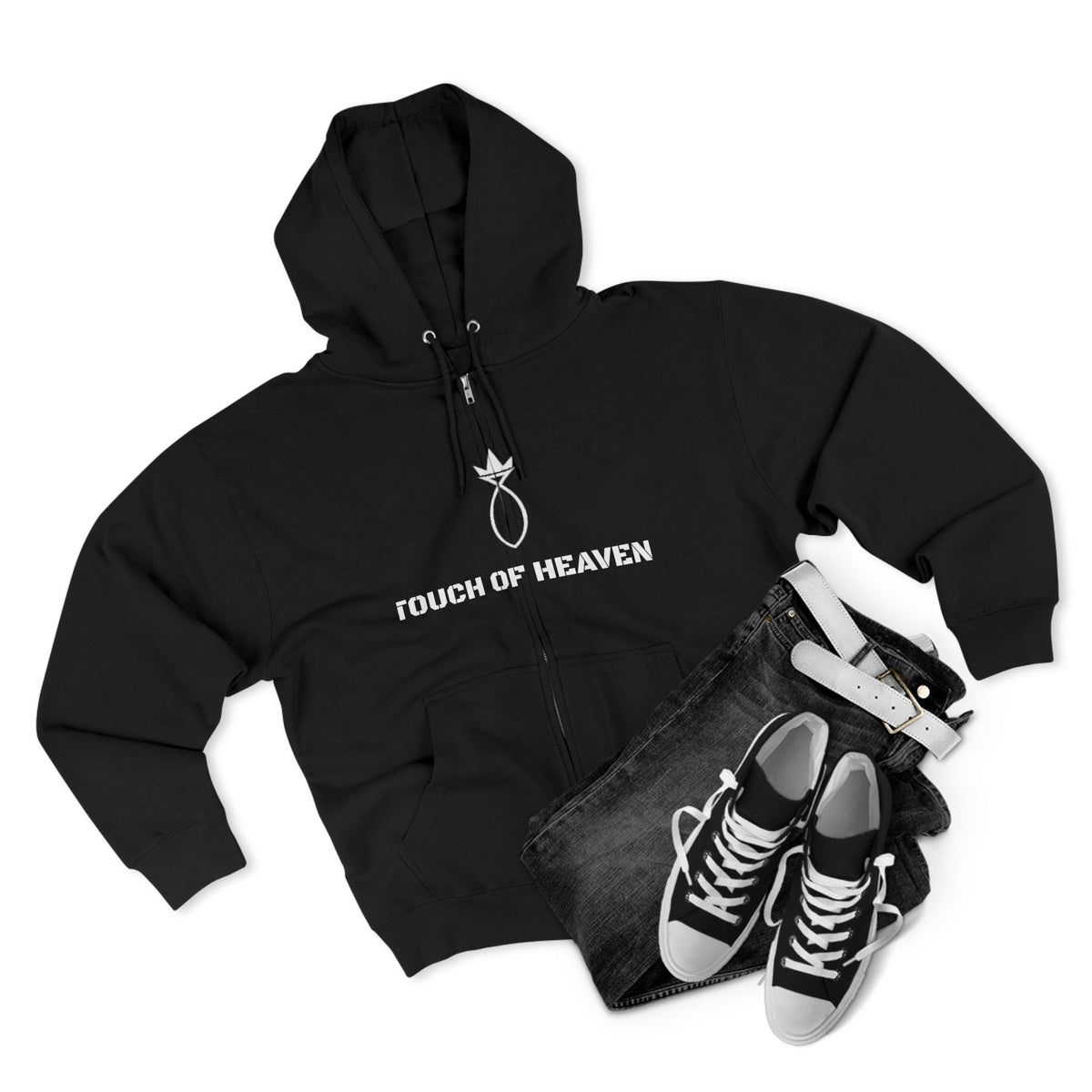 Christian Zip Hoodie — “Jesus Is My Why” Religious Zip-Up Hoodie