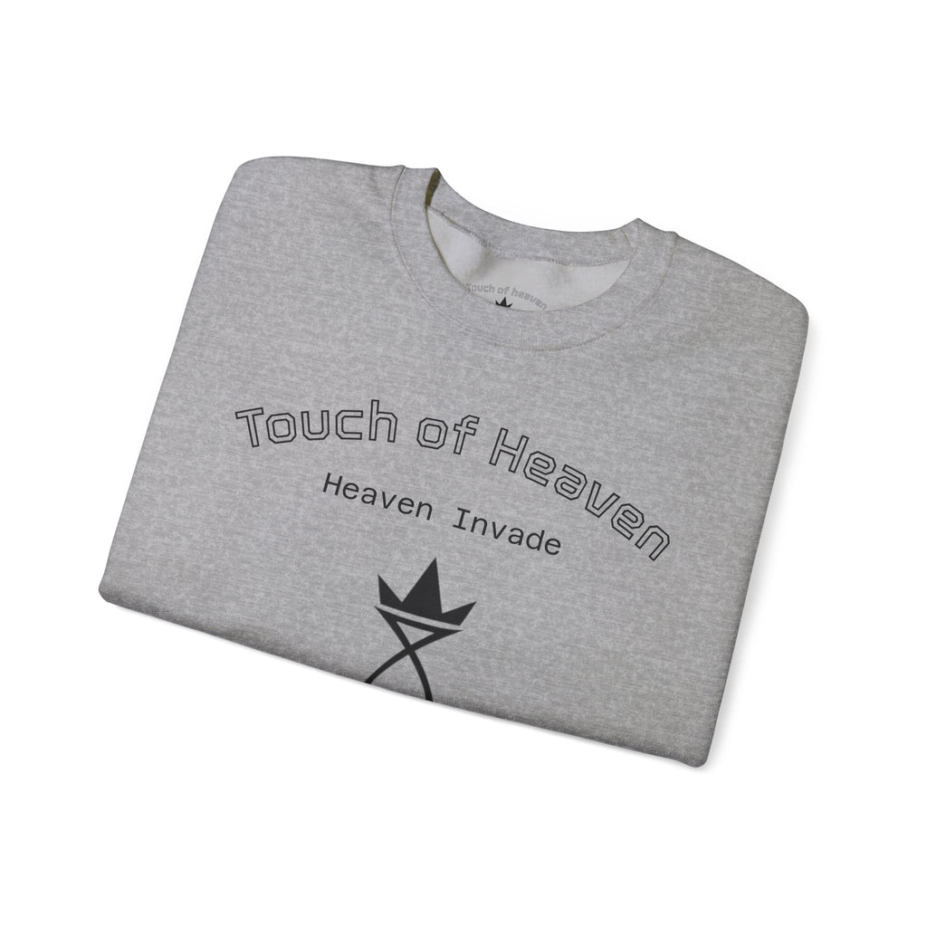 Touch of Heaven Sweatshirt — “You Were Made For More” Ephesians 2:10 Christian Crewneck