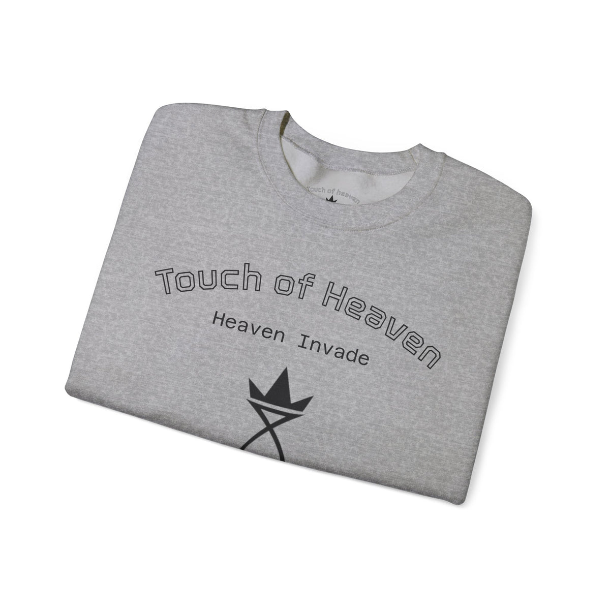 Touch of Heaven Sweatshirt — “You Were Made For More” Ephesians 2:10 Christian Crewneck